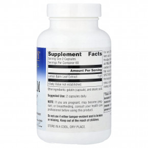 Planetary Herbals, Лимонная мелисса Full Spectrum ™, 500 мг, 120 капсул в Москве - eco-herb.ru | фото