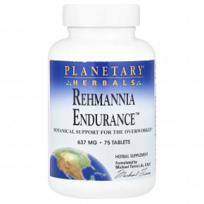 Planetary Herbals, Rehmannia Endurance ™, 75 таблеток в Москве - eco-herb.ru | фото