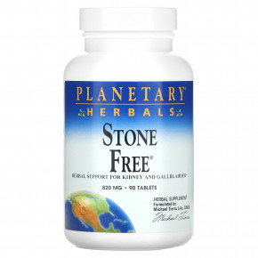 Planetary Herbals, Stone Free®, 90 таблеток - описание