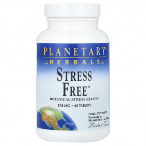 Planetary Herbals, Stress Free®, 60 таблеток в Москве - eco-herb.ru | изображение Planetary Herbals, Stress Free®, 60 таблеток в Москве - eco-herb.ru | фото