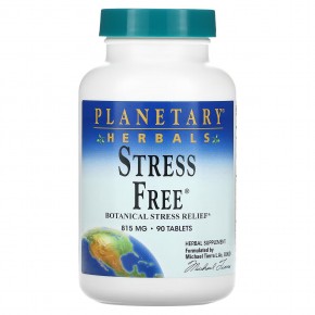 Planetary Herbals, Stress Free®, 90 таблеток в Москве - eco-herb.ru | фото