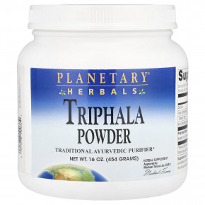 Planetary Herbals, Трифала в порошке, 454 г (16 унций) - описание | фото