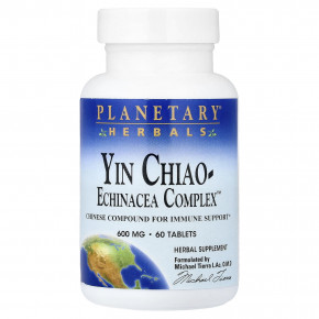 Planetary Herbals, Yin Chiao-Echinacea Complex™, 60 таблеток в Москве - eco-herb.ru | изображение Planetary Herbals, Yin Chiao-Echinacea Complex™, 60 таблеток в Москве - eco-herb.ru | фото