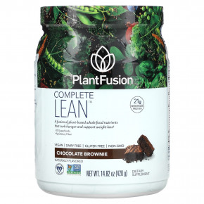 PlantFusion, Complete Lean, шоколадный брауни, 420 г (14,82 унции) в Москве - eco-herb.ru | фото