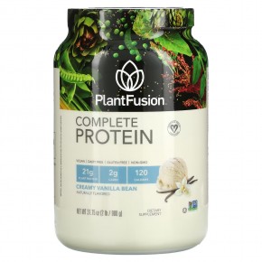 PlantFusion, Complete Protein, сливочная ваниль, 900 г (2 фунта) в Москве - eco-herb.ru | фото