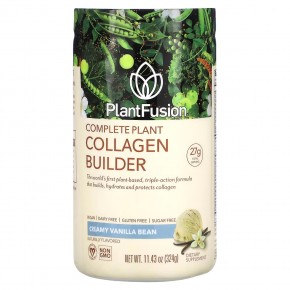 PlantFusion, комплексная добавка с растительным коллагеном, со вкусом ванили, 324 г (11,43 жидк. унции) - описание