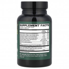 PlantFusion, Органический веганский комплекс витаминов группы B, 60 органических вегетарианских капсул в Москве - eco-herb.ru | фото