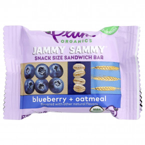 Plum Organics, Jammy Sammy®, батончик-снек, для детей от 15 месяцев, голубика и овсянка, 5 батончиков по 29 г (1,02 унции) в Москве - eco-herb.ru | изображение Plum Organics, Jammy Sammy®, батончик-снек, для детей от 15 месяцев, голубика и овсянка, 5 батончиков по 29 г (1,02 унции) в Москве - eco-herb.ru | фото