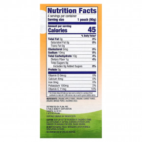 Plum Organics, Мэшапы из органического яблочного пюре с морковью и манго, 4 пакетика, 90 г (3,17 унции) (Товар снят с продажи) в Москве - eco-herb.ru | фото