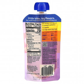 Plum Organics, органическое детское питание, для детей от 6 месяцев, батат, яблоко и кукуруза, 113 г (4 унции) (Товар снят с продажи) в Москве - eco-herb.ru | фото