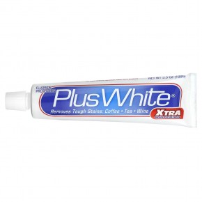Plus White, Xtra Whitening, зубная паста против кариеса с фтором, мята, 100 г (3,5 унции) в Москве - eco-herb.ru | фото