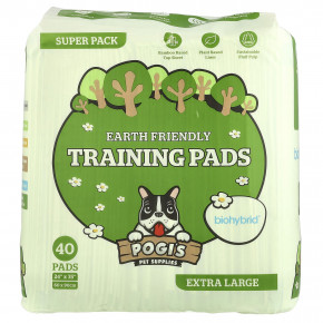 Pogi's Pet Supplies, Earth Friendly Training Pads, очень большие, 40 шт. в Москве - eco-herb.ru | фото