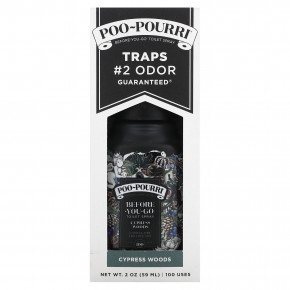 Poo-Pourri, Before-You-Go®, спрей-освежитель для туалета, кипарис, 59 мл (2 унции) в Москве - eco-herb.ru | фото
