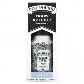 Poo-Pourri, Before-You-Go, спрей-освежитель для туалета, свежесть воздуха, 59 мл (2 жидк. унции) в Москве - eco-herb.ru | фото