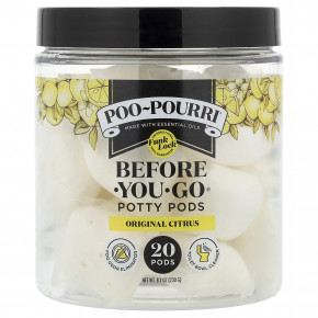 Poo-Pourri, Горшечные капсулы Before-You-Go®, оригинальные цитрусовые, 20 капсул, 230 г (8,1 унции) в Москве - eco-herb.ru | изображение Poo-Pourri, Горшечные капсулы Before-You-Go®, оригинальные цитрусовые, 20 капсул, 230 г (8,1 унции) в Москве - eco-herb.ru | фото