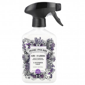 Poo-Pourri, Home-Pourri, Air + Fabric, универсальное средство для устранения запаха, лаванда и шалфей, 325 мл (11 жидк. унц.) - описание | фото