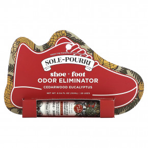 Poo-Pourri, Sole-Pourri, Shoe+ Foot, средство для устранения запаха, кедр и эвкалипт, 10 мл (0,34 жидк. унции) в Москве - eco-herb.ru | фото