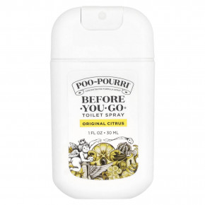 Poo-Pourri, Спрей для туалета Before-You-Go®, оригинальный цитрус, 30 мл (1 жидк. Унция) в Москве - eco-herb.ru | фото