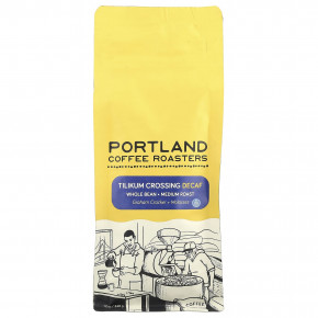 Portland Coffee Roasters, Tilikum Crossing, цельные бобы, средней обжарки, без кофеина, 340 г (12 унций) - описание | фото