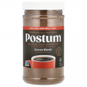 Postum, Теплый напиток быстрого приготовления, смесь какао, без кофеина, 227 г (8 унций) - описание