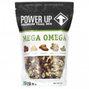 Power Up, Premium Trail Mix, Mega Omega, 397 г (14 унций) в Москве - eco-herb.ru | фото