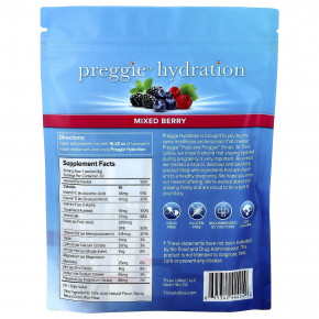 Preggie, Hydration, ягодное ассорти, 20 пакетиков по 4 г (0,14 унции) в Москве - eco-herb.ru | фото