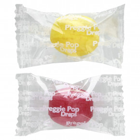 Preggie Pop Drops Plus, кислая малина, кислый лимон, 10 мг, 21 шт. в Москве - eco-herb.ru | фото