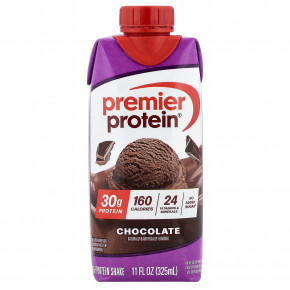 Premier Protein, высокопротеиновый коктейль, шоколадный вкус, 4 шт. по 325 мл (11 жидк. унций) в Москве - eco-herb.ru | фото