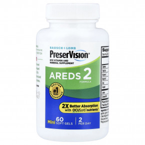PreserVision, AREDS 2 Formula, 60 мини-капсул в Москве - eco-herb.ru | изображение PreserVision, AREDS 2 Formula, 60 мини-капсул в Москве - eco-herb.ru | фото