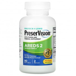 PreserVision, AREDS 2 Formula, 90 мини-капсул в Москве - eco-herb.ru | изображение PreserVision, AREDS 2 Formula, 90 мини-капсул в Москве - eco-herb.ru | фото