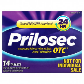 Prilosec, OTC, 20 мг, 42 таблетки в Москве - eco-herb.ru | фото