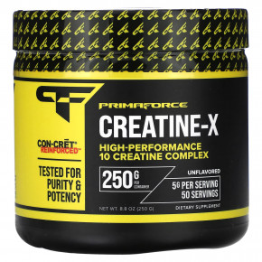 Primaforce, Creatine-X, без добавок, 250 г (8,8 унции) в Москве - eco-herb.ru | фото