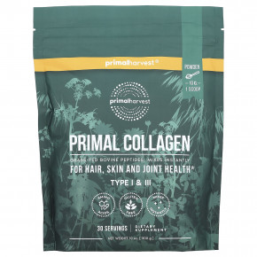 Primal Harvest, Primal Collagen, коллаген, 300 г (10 унций) в Москве - eco-herb.ru | фото