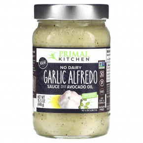 Primal Kitchen, No Dairy Garlic Alfredo Sauce Made With Avocado Oil, 15.5 oz (440 g) - описание