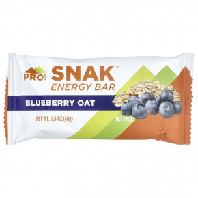 ProBar, SNAK™, энергетический батончик, овсянка с голубикой, 12 батончиков по 45 г (1,6 унции) в Москве - eco-herb.ru | фото