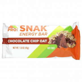 ProBar, Snak Energy Bar, овсяные хлопья с шоколадной крошкой, 12 батончиков по 45 г (1,6 унции) в Москве - eco-herb.ru | фото