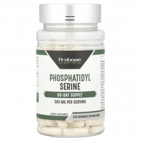 Probase Nutrition, Фосфатидилсерин, 120 капсул (150 мг на капсулу) в Москве - eco-herb.ru | изображение Probase Nutrition, Фосфатидилсерин, 120 капсул (150 мг на капсулу) в Москве - eco-herb.ru | фото