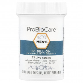 ProBioCare, пробиотики с пребиотиками для мужчин, 50 млрд, 30 растительных капсул в Москве - eco-herb.ru | изображение ProBioCare, пробиотики с пребиотиками для мужчин, 50 млрд, 30 растительных капсул в Москве - eco-herb.ru | фото