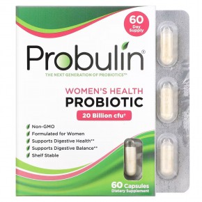 Probulin, пробиотик для женщин, 20 млрд КОЕ, 60 капсул в Москве - eco-herb.ru | фото