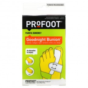 Profoot, Goodnight Bunion, регулятор Bunion, 1 пара в Москве - eco-herb.ru | фото