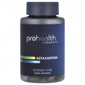 ProHealth Longevity, Астаксантин, 12 мг, 30 капсул в Москве - eco-herb.ru | изображение ProHealth Longevity, Астаксантин, 12 мг, 30 капсул в Москве - eco-herb.ru | фото