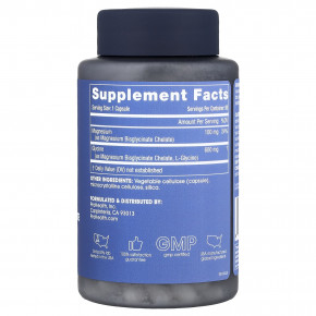 ProHealth Longevity, Глицинат магния, 90 капсул в Москве - eco-herb.ru | фото