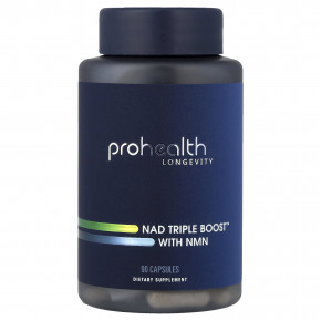 ProHealth Longevity, NAD Triple Boost™ с NMN, 90 капсул - описание | фото