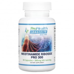 ProHealth Longevity, никотинамид рибозид Pro 300, 300 мг, 30 капсул - описание