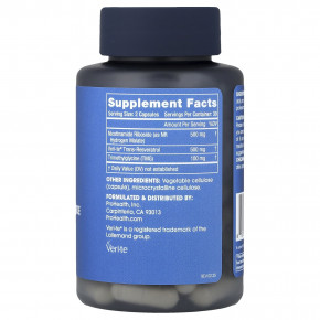 ProHealth Longevity, Никотинамид рибозид про полный, 60 капсул в Москве - eco-herb.ru | изображение ProHealth Longevity, Никотинамид рибозид про полный, 60 капсул в Москве - eco-herb.ru | фото