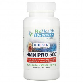 ProHealth Longevity, NMN Pro 500, 250 мг, 60 капсул в Москве - eco-herb.ru | фото