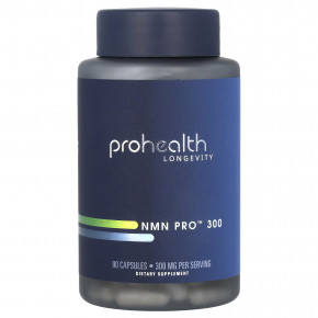 ProHealth Longevity, NMN Pro 300, 300 мг, 90 капсул - описание