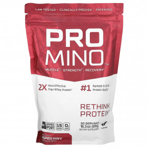 Promino, Rethink Protein ™, малина, 519 г (18,3 унции) - описание | фото