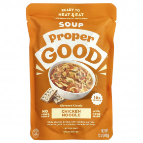 Proper Good, куриный суп с лапшой, 340 г (12 унций) - подробнее Proper Good, куриный суп с лапшой, 340 г (12 унций) - описание