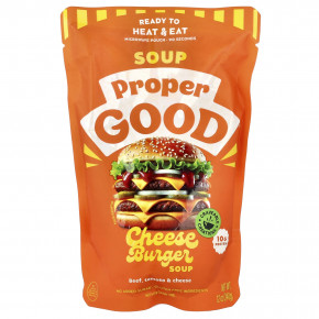 Proper Good, суп-чизбургер, говядина, томат и сыр, 340 г (12 унций) - подробнее Proper Good, суп-чизбургер, говядина, томат и сыр, 340 г (12 унций) - описание